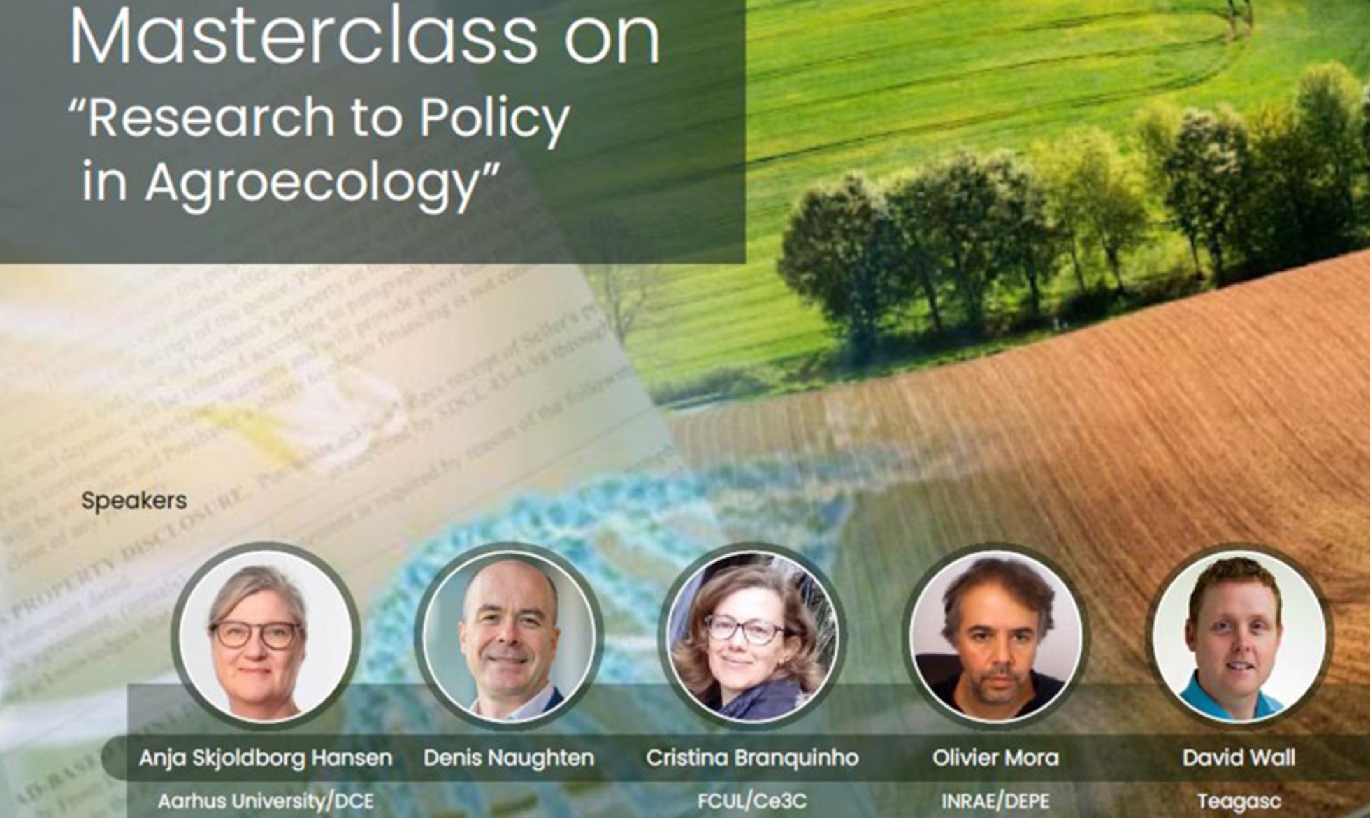Masterclass on Agroecology: Research to Policy in Agroecology