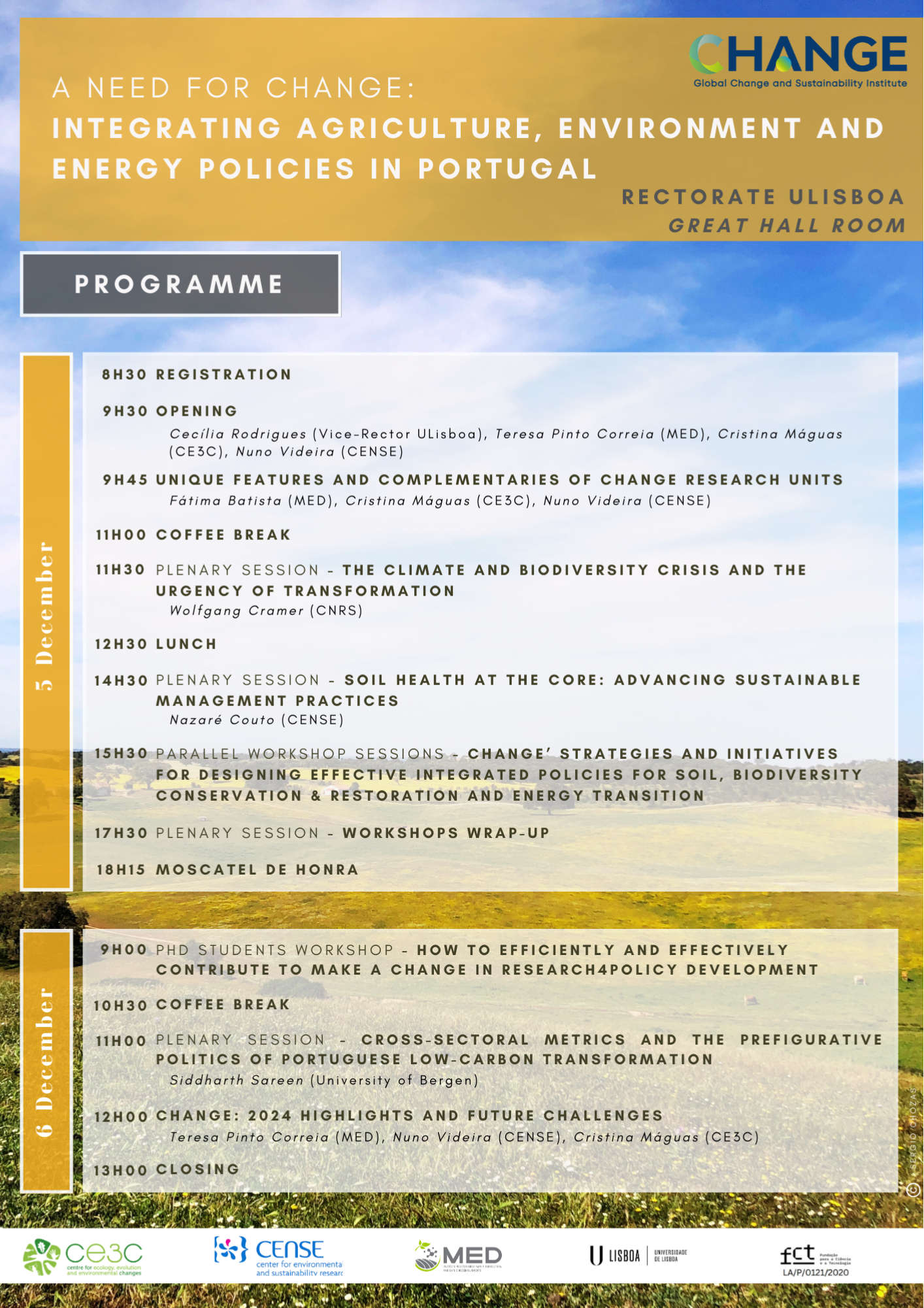 CHANGE Annual Meeting (Programme)